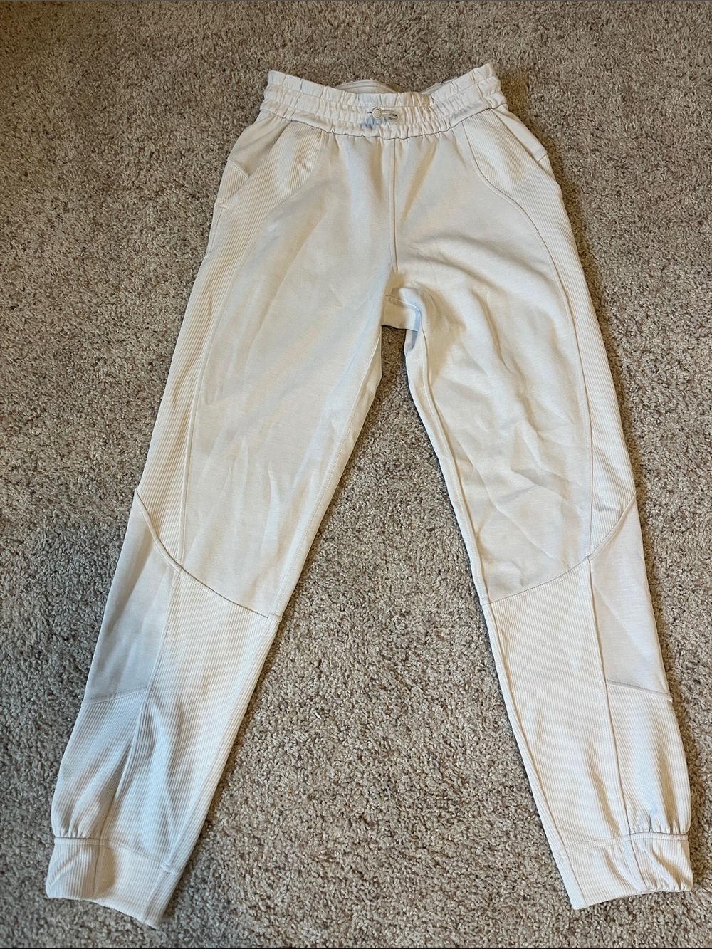 Lululemon Cream Jogger Pants